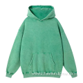 Cotton Oversize Blank Distressed Stone Wash Hoodies